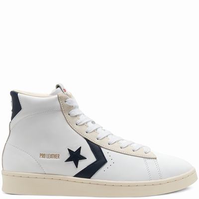 Converse Unisex Converse Pro Leather - Naisten Matalavartiset Tennarit - Valkoinen/Obsidian